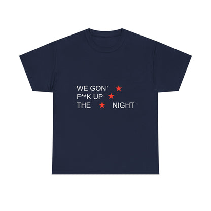 Triple Star Minimal Unisex Heavy Cotton Tee - snazzymerch