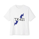 Bolt Duality Unisex Oversized Boxy tee Printify