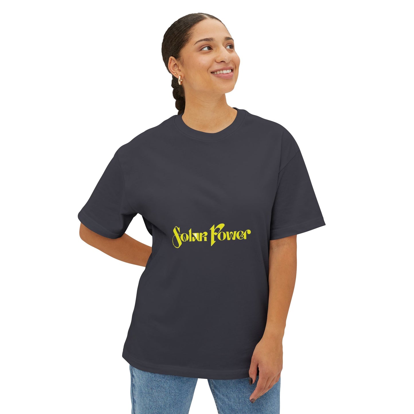Solar Glow Unisex Oversized Boxy Tee - snazzymerch