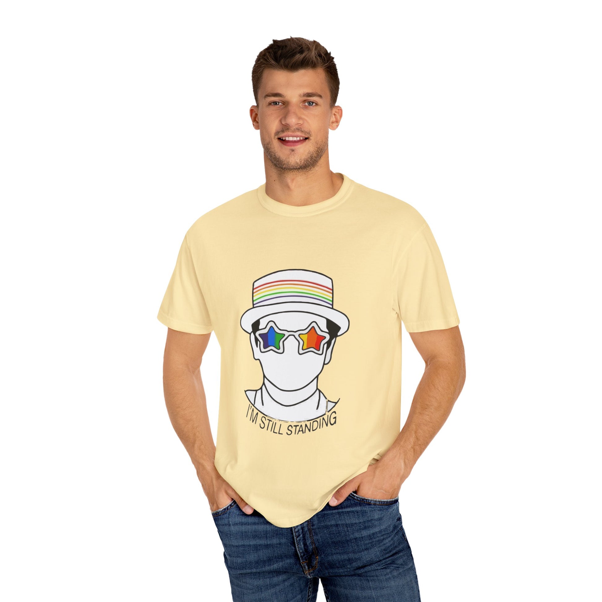 I’m Still Standing Unisex Garment-Dyed T-shirt - snazzymerch