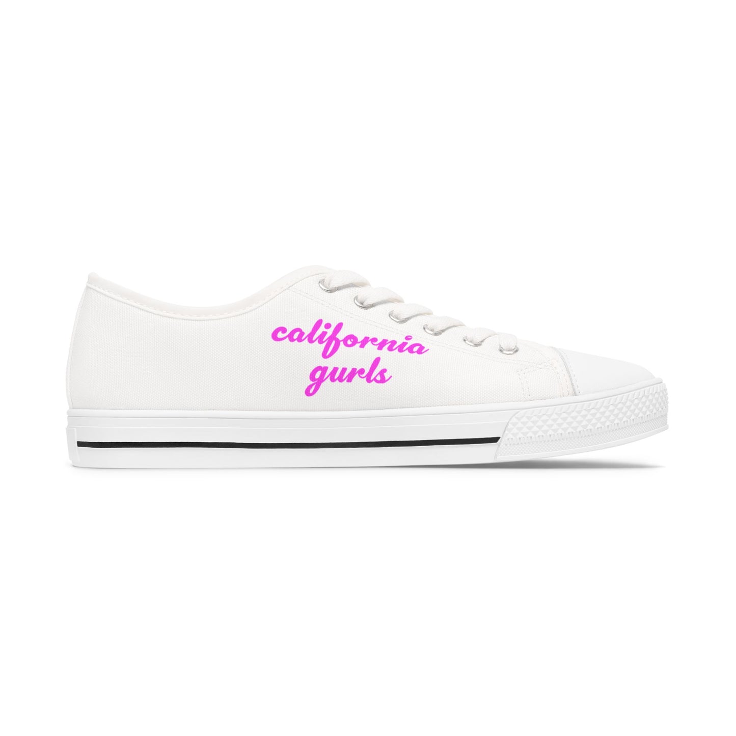 California Script – Unisex Low Top Sneakers Printify