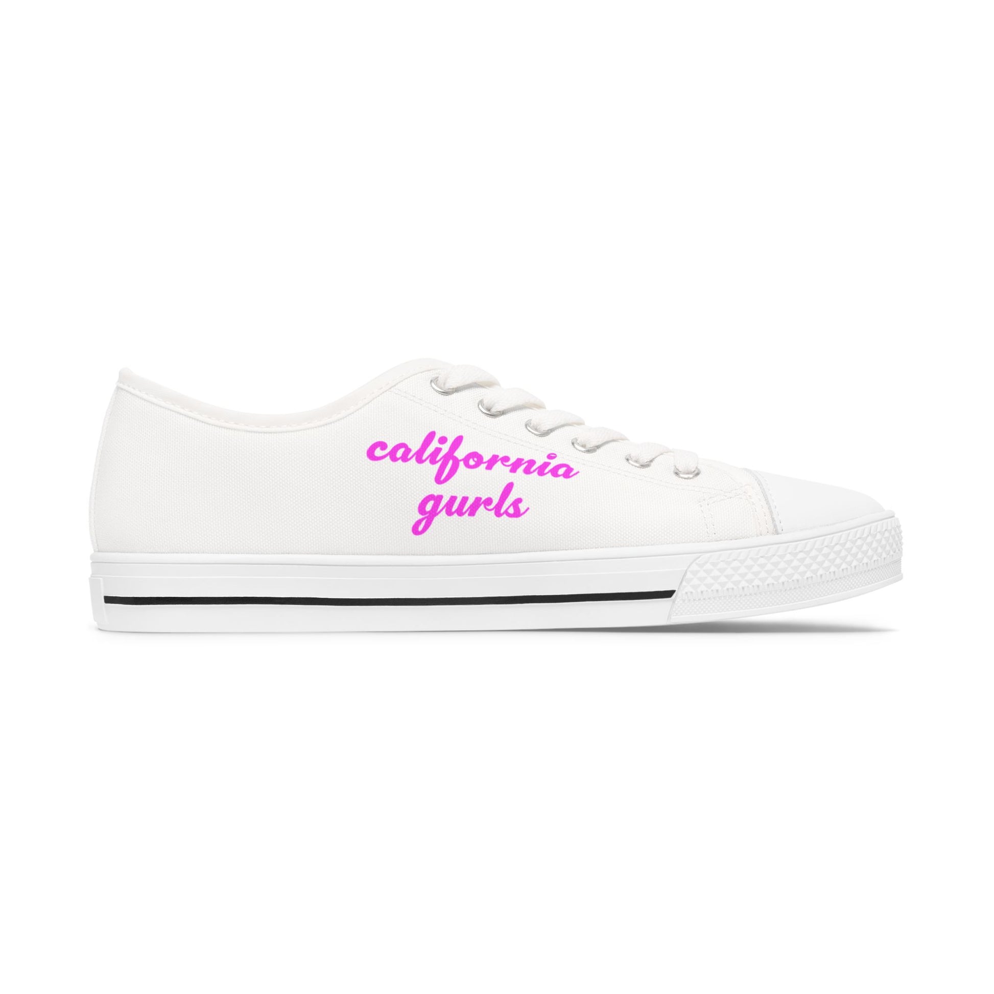 California Script – Unisex Low Top Sneakers Printify