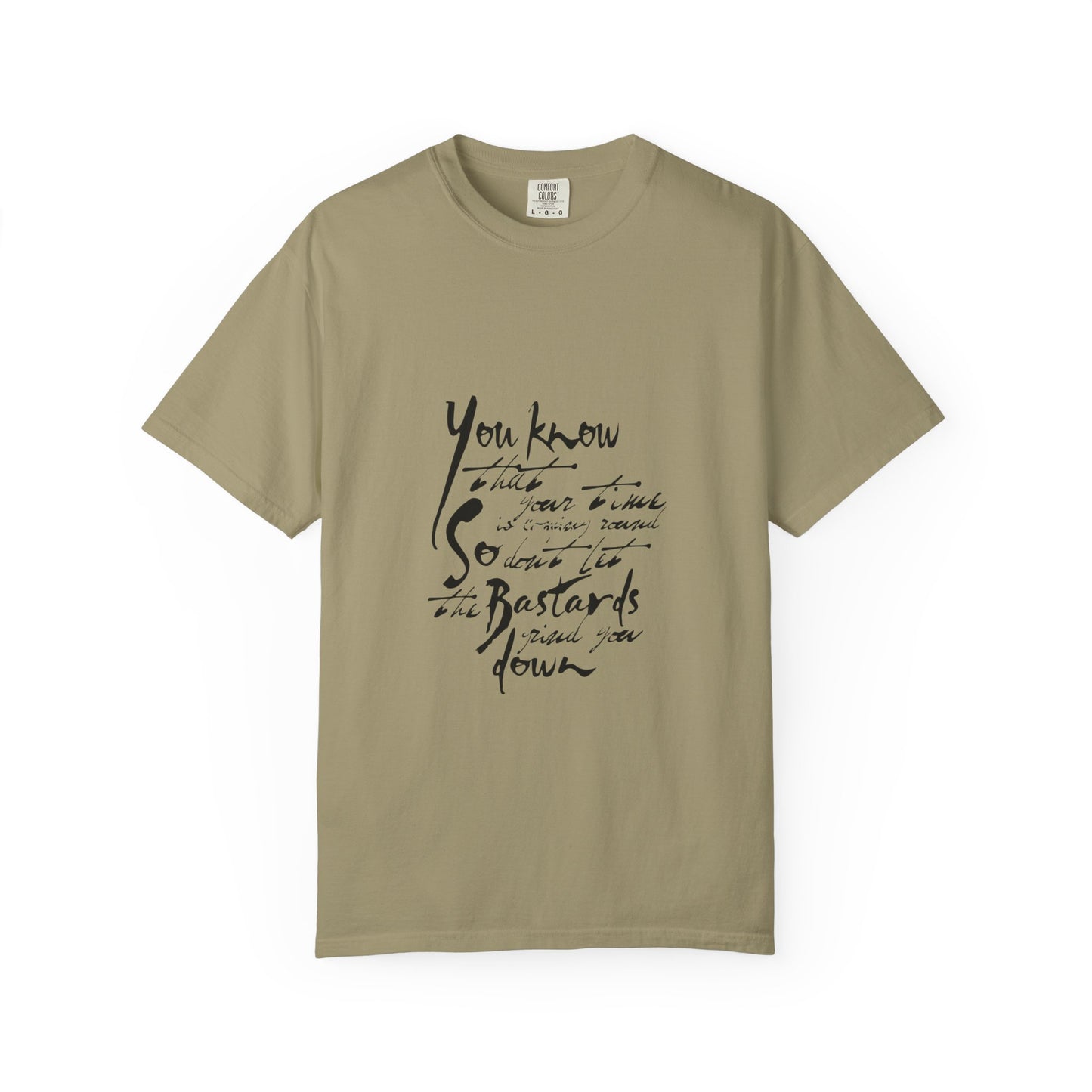 Bold Outline Logo Unisex Garment-Dyed T-shirt - snazzymerch