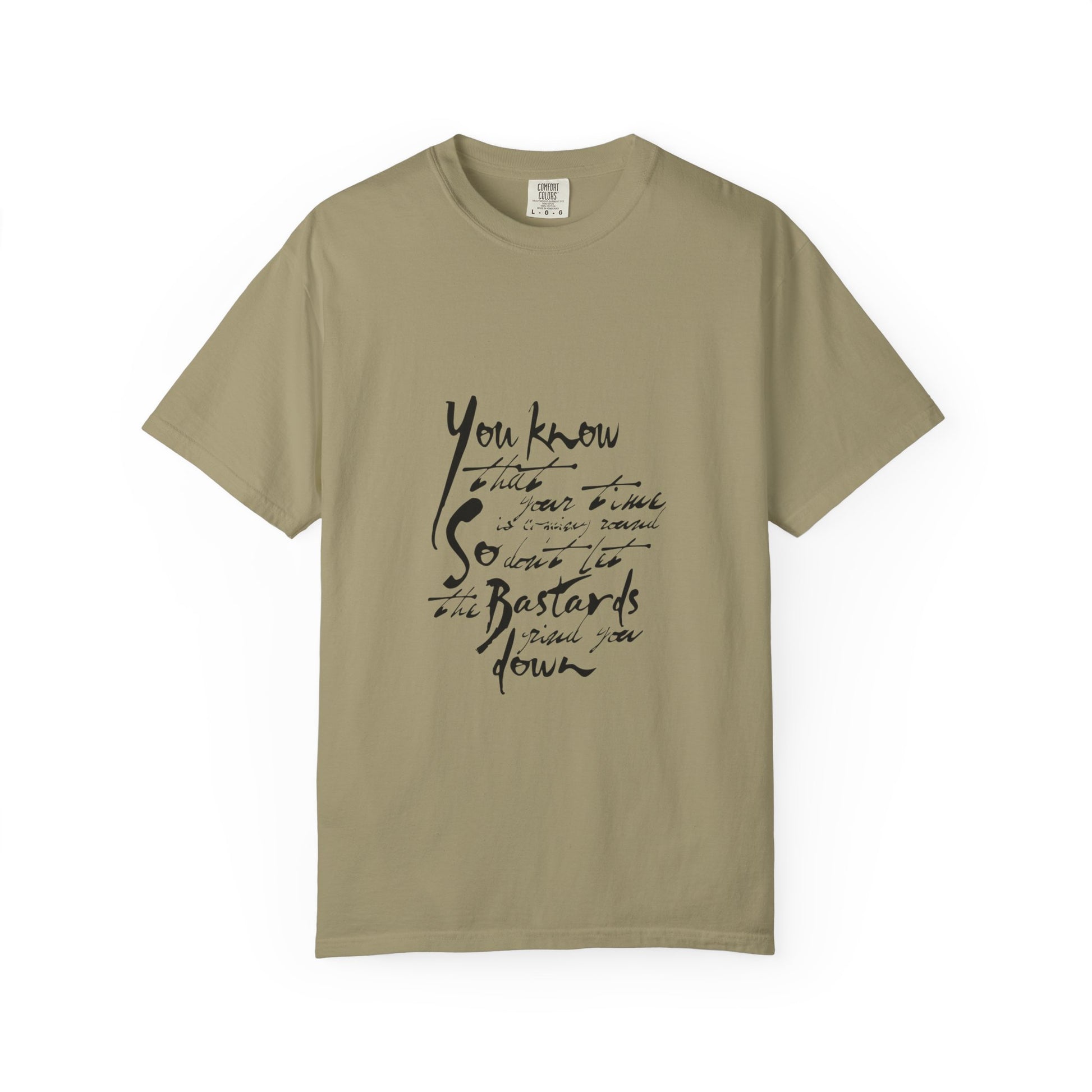 Bold Outline Logo Unisex Garment-Dyed T-shirt - snazzymerch