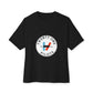 Trident Glow Unisex Oversized Boxy Tee - snazzymerch