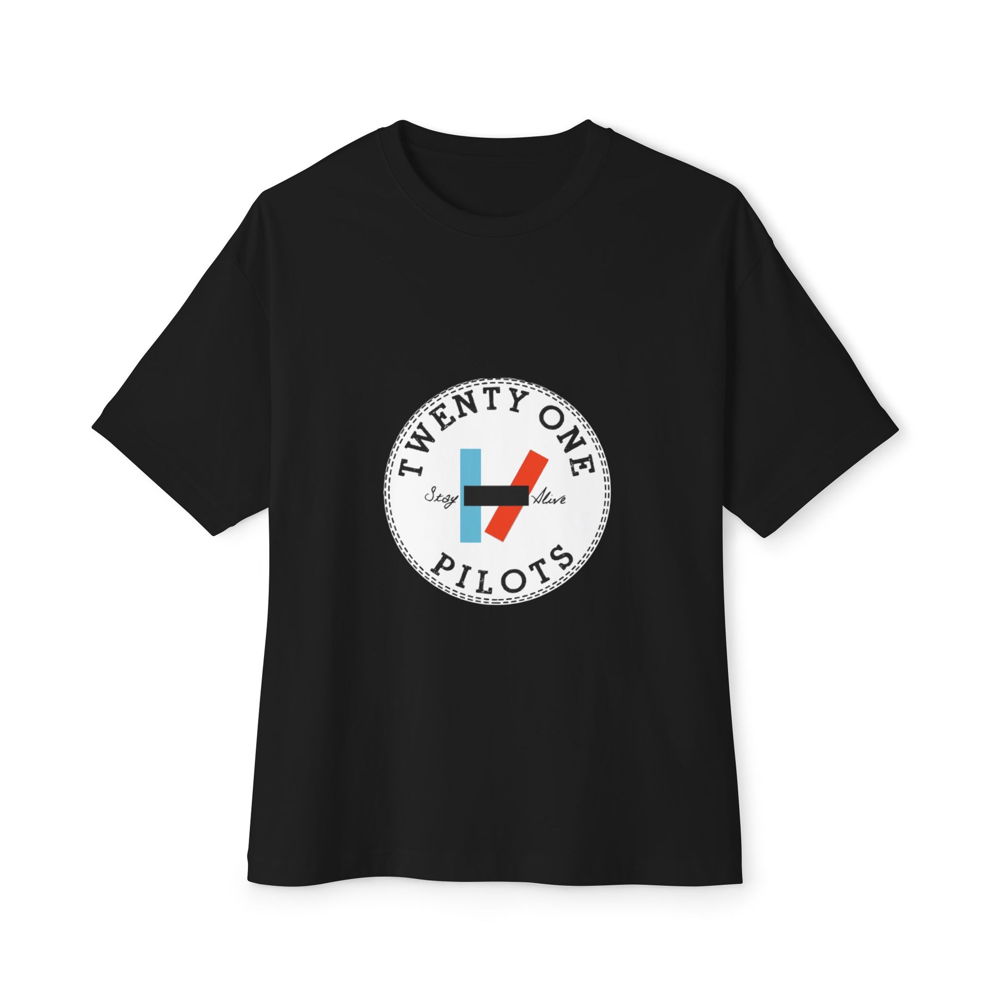 Trident Glow Unisex Oversized Boxy Tee - snazzymerch