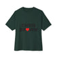 Heart Symbol Unisex oversized Boxy Tee - snazzymerch