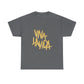 Golden Brush Script Unisex Cotton Tee Printify