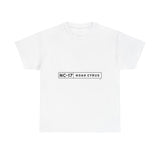Plain Minimal Black Unisex Heavy Cotton Tee - snazzymerch