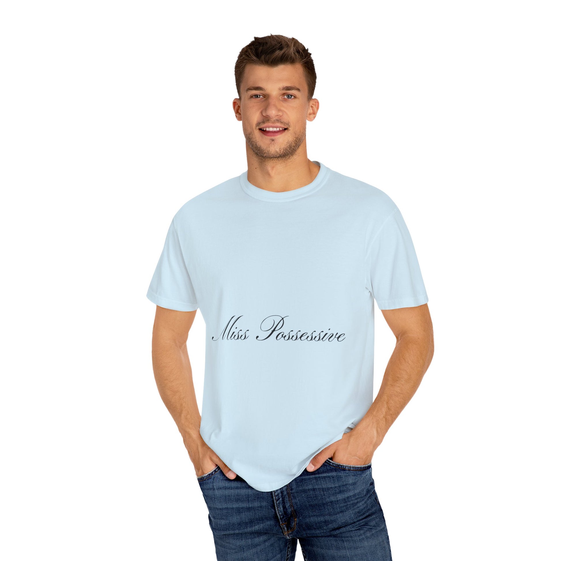 Minimalist Monochrome Unisex Garment-Dyed T-shirt - snazzymerch