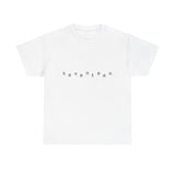 Minimal White Orbit Unisex Heavy Cotton Tee - snazzymerch