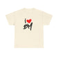 Sketch Love Groove Unisex Heavy cotton Tee Printify