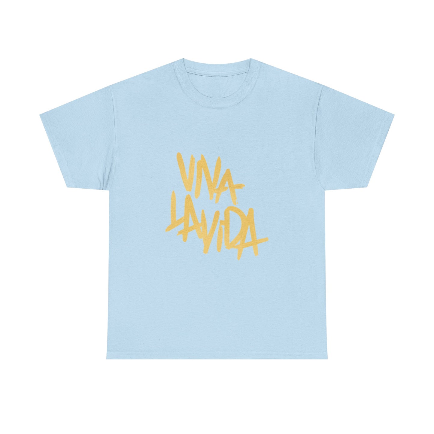 Golden Brush Script Unisex Cotton Tee Printify