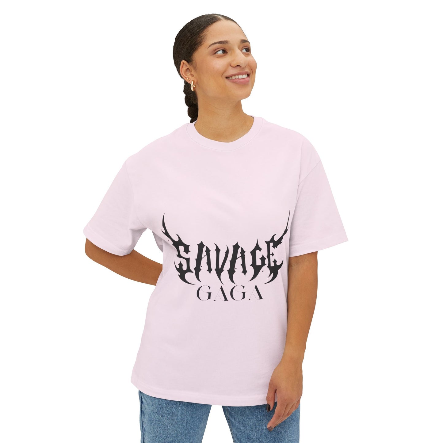 Monster Font-Unisex Oversized Tee Printify