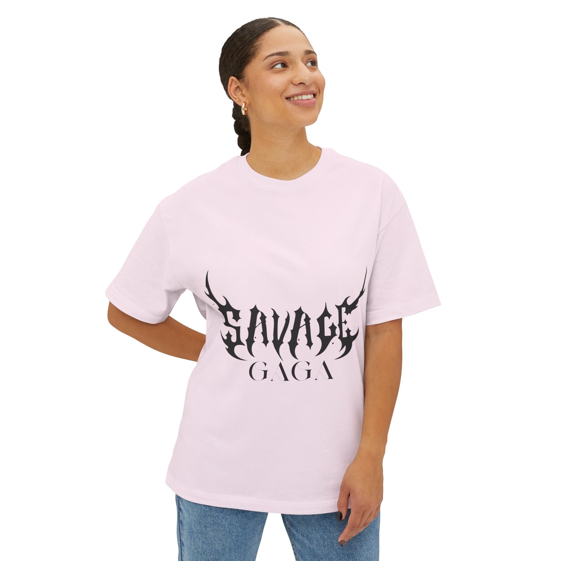 Monster Font-Unisex Oversized Tee Printify