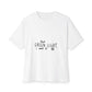 Cosmic Bloom Unisex Oversized Boxy Tee - snazzymerch