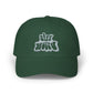 Retro Pink “Stay Weird” Typography Classic Dad Cap - snazzymerch