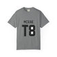Minimal Bold Number Unisex Garment-Dyed T-shirt - snazzymerch
