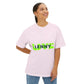 Live Lenny Pop Unisex Oversized Boxy tee Printify
