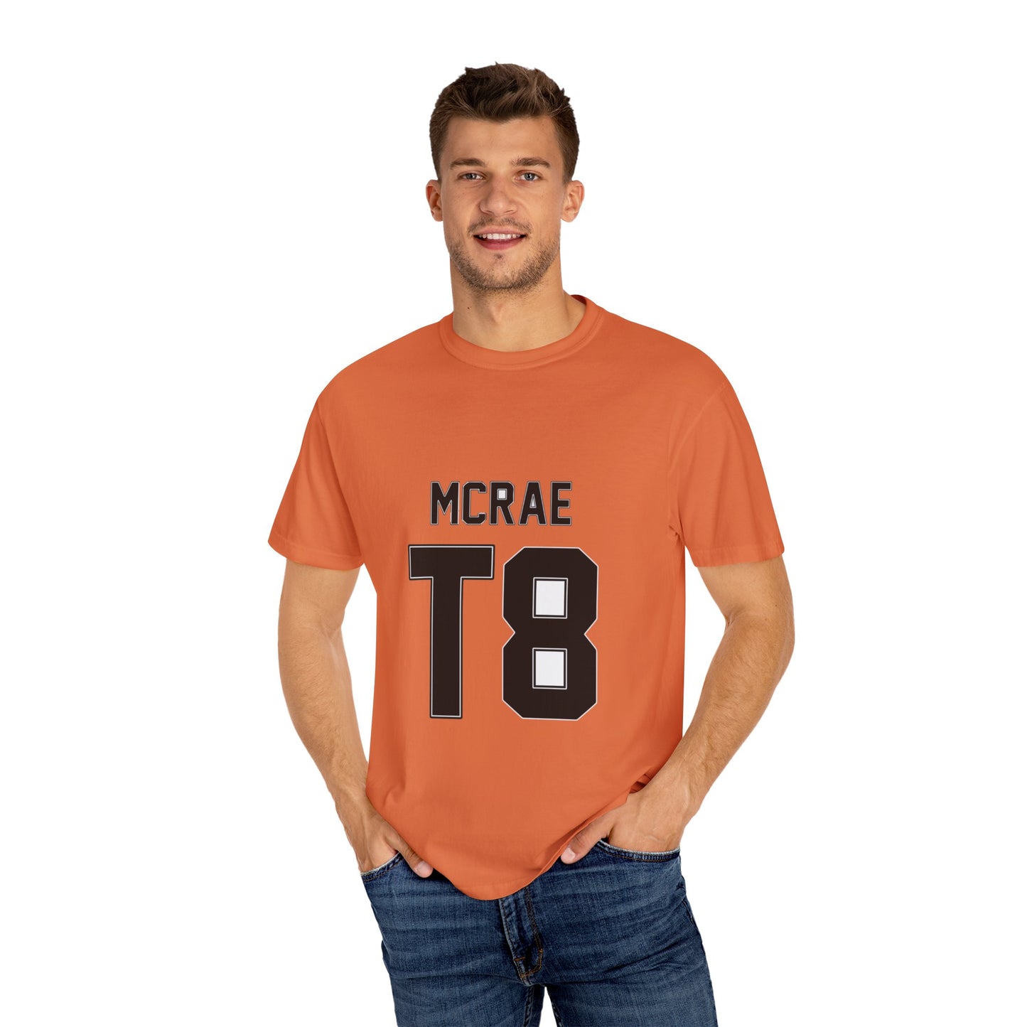 Minimal Bold Number Unisex Garment-Dyed T-shirt - snazzymerch