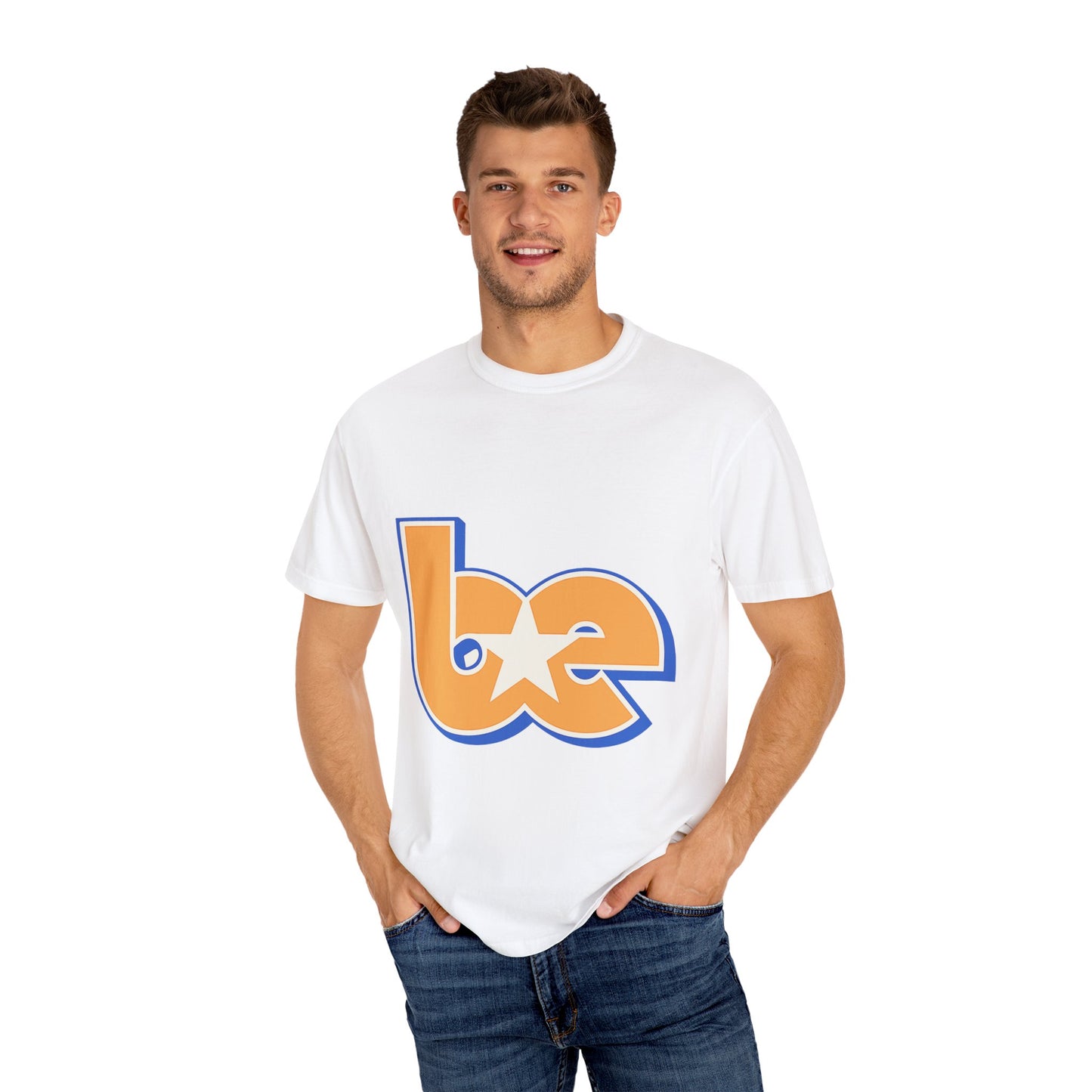 Billie Eilish Inspired Dyed T-shirt – BE Star Retro Edition Printify