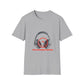 Smiley Beats Graphic Unisex Softstyle Tee - snazzymerch