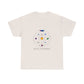 Colorful Planetary Orbit Diagram Unisex Cotton Tee Printify