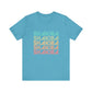 Retro Pop Lines Unisex jersey short sleeve tee Printify