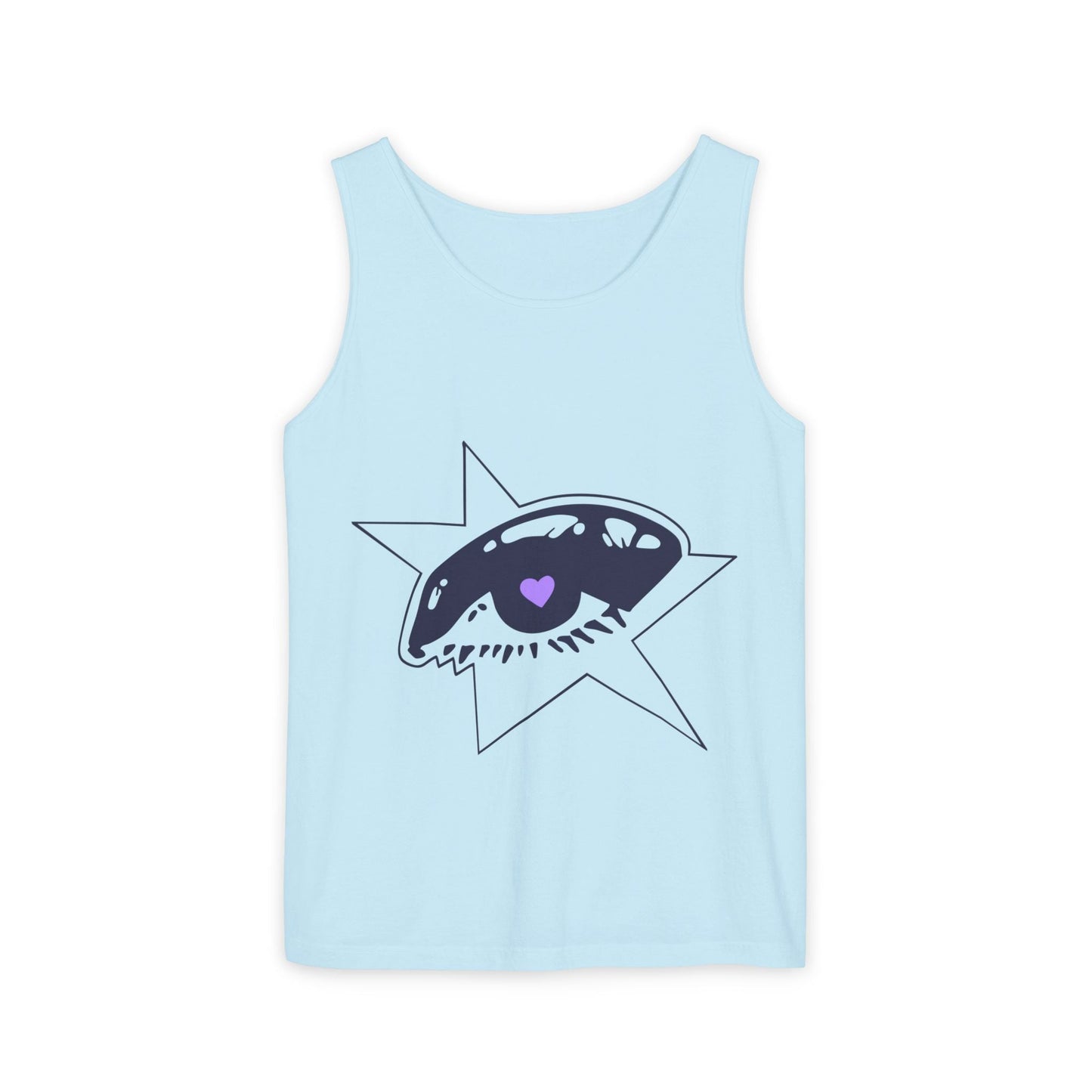 Purple Starry Eye-Dyed Tank Top Printify