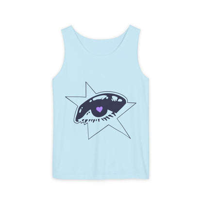 Purple Starry Eye-Dyed Tank Top Printify