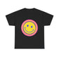 Retro Rainbow Smiley Unisex Heavy Cotton Tee - snazzymerch