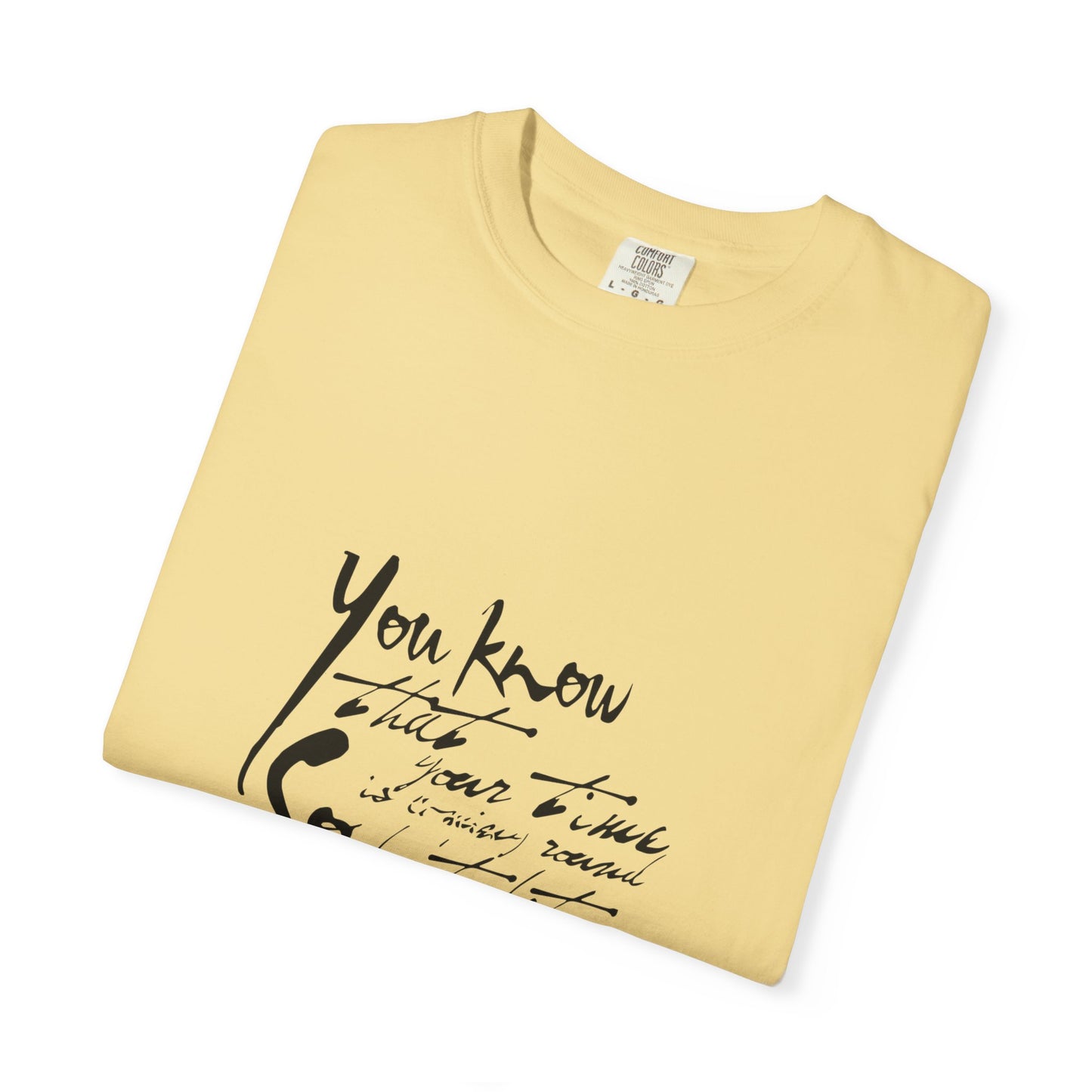 Bold Outline Logo Unisex Garment-Dyed T-shirt - snazzymerch
