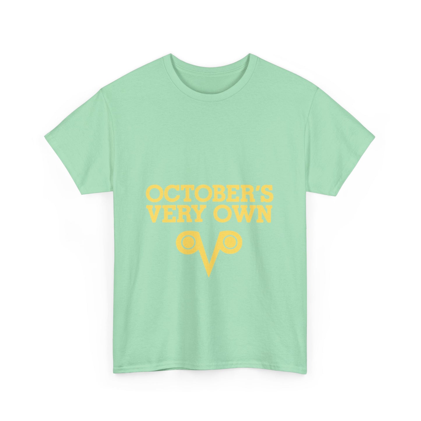 October’s Very Own Bold Logo Heavy Cotton Tee Printify