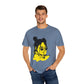 Billie Eilish Inspired Dyed T-shirt – Neon Mood Portrait Edition Printify