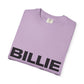 Billie Eilish Inspired Dyed T-shirt – Stacked Glow Text Edition Printify
