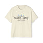 Blue Star Cluster Men's Heavy Oversized Tee - snazzymerch