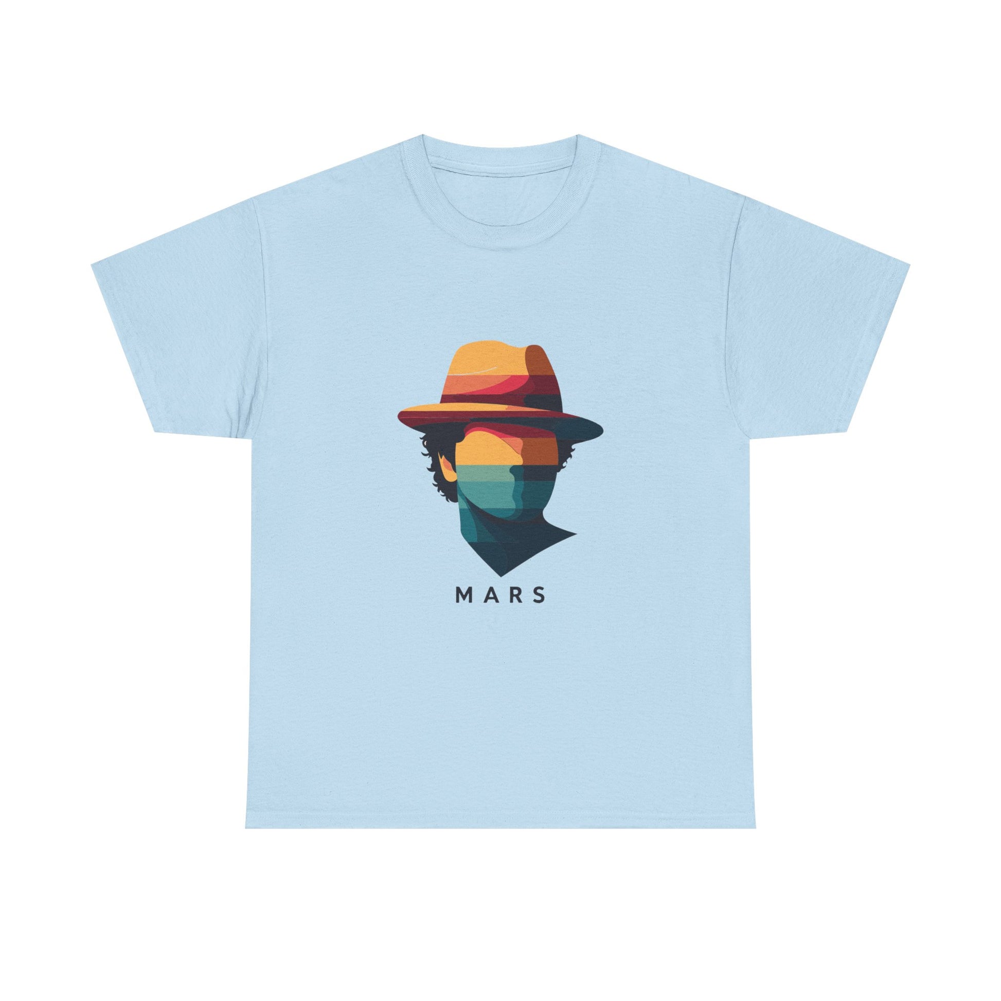 Funk Shadow Portrait Unisex Heavy cotton Tee Printify