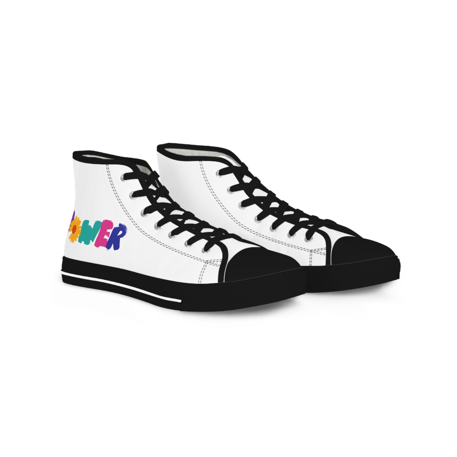 Flower Power Energy High Top Sneakers - snazzymerch