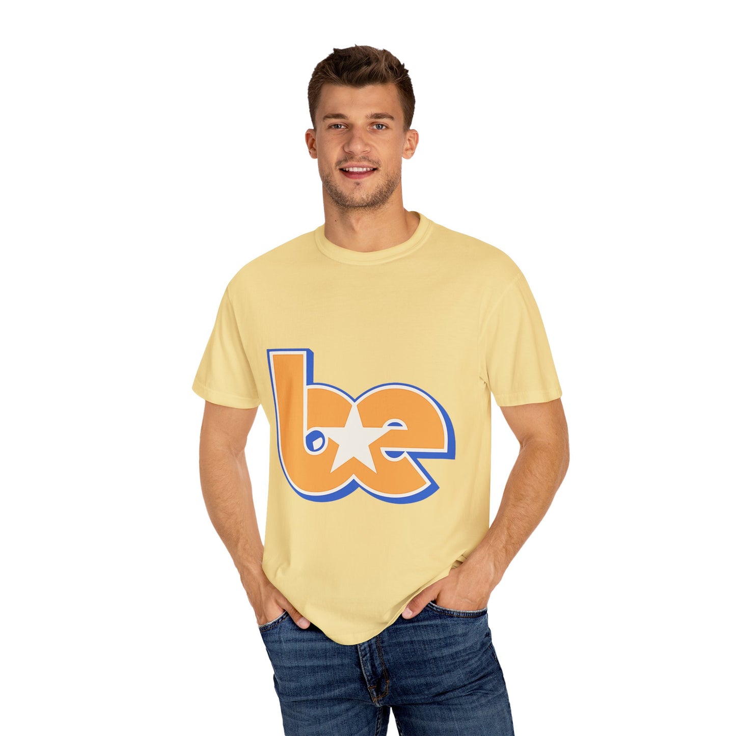 Billie Eilish Inspired Dyed T-shirt – BE Star Retro Edition Printify
