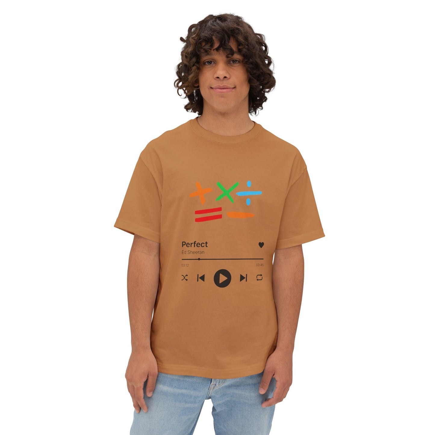 Oversized boxy tee | Ed sheeran music edition