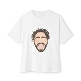 Minimalist Tongue Out Cartoon Face Unisex Oversized Boxy Tee Printify