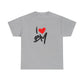 Sketch Love Groove Unisex Heavy cotton Tee Printify
