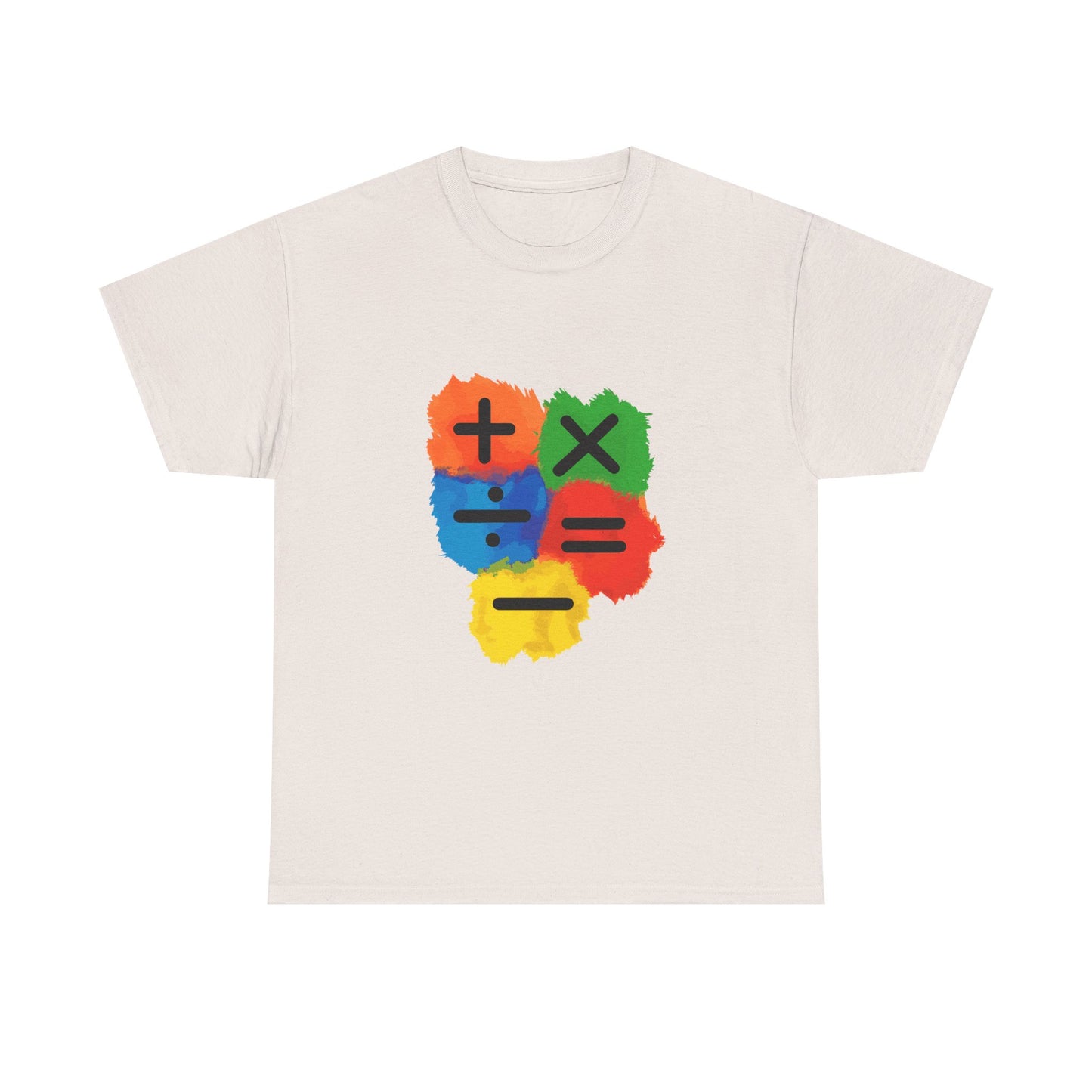 Orange Equals Symbol Unisex Heavy Cotton Tee Printify