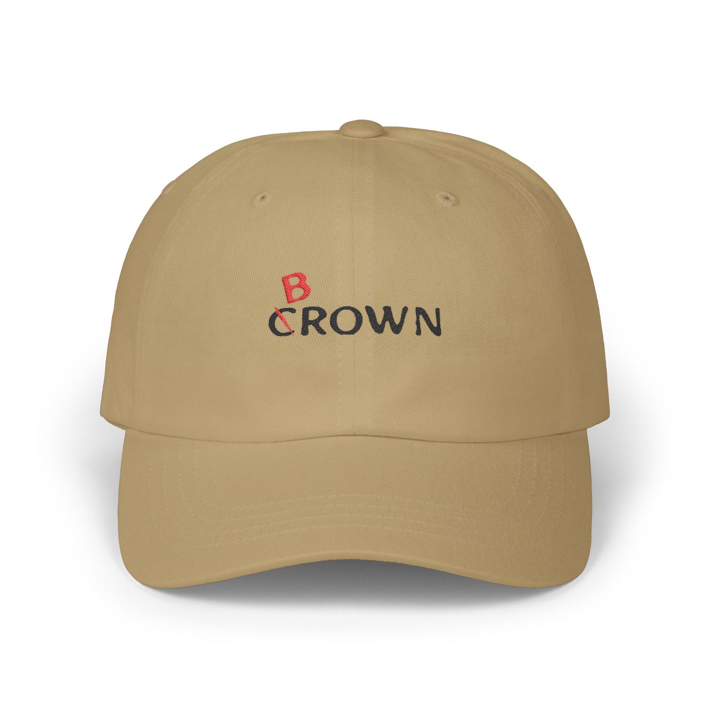 Abstract Red Flag Typography Classic Dad Cap - snazzymerch
