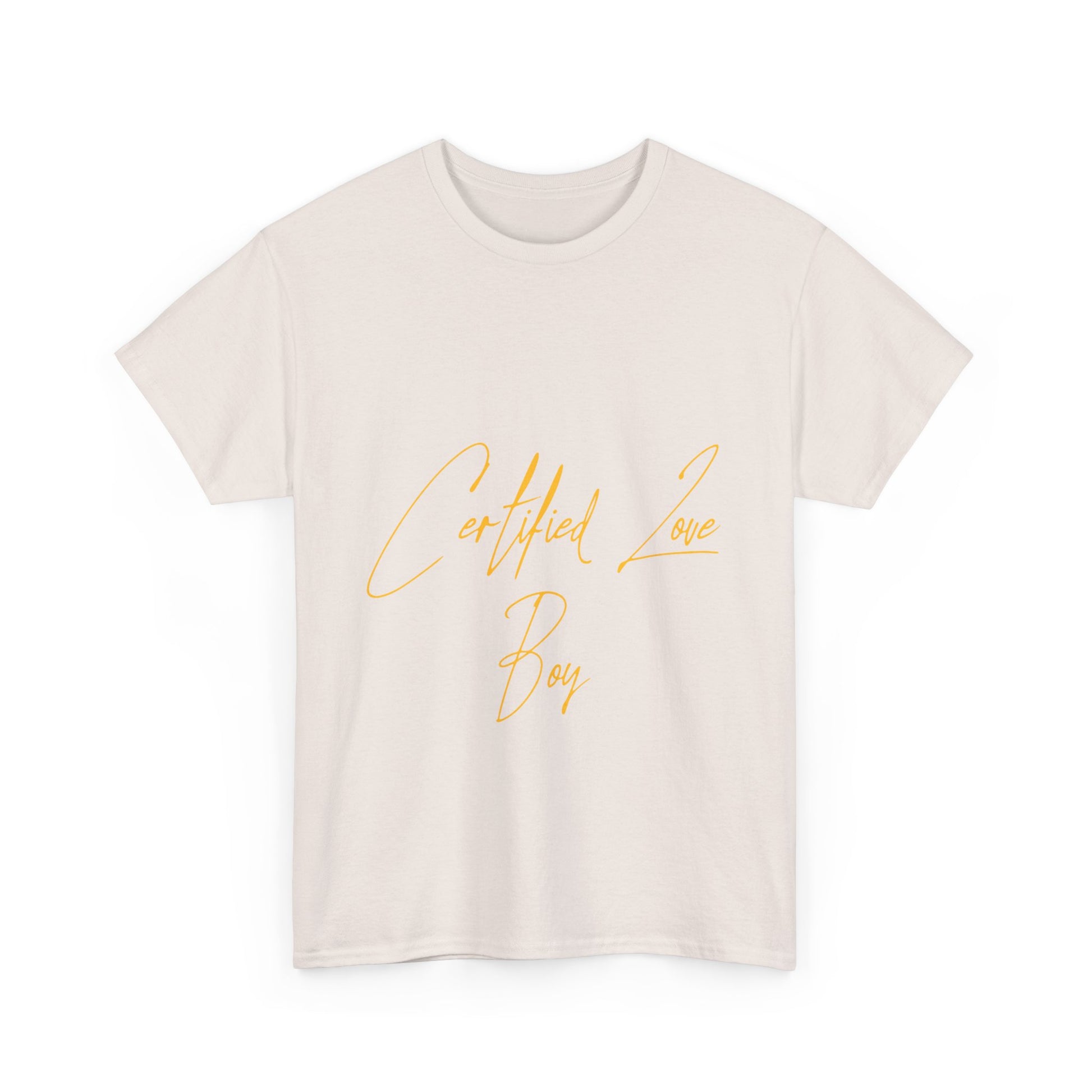 Certified Lover Boy Script Heavy Cotton Tee Printify