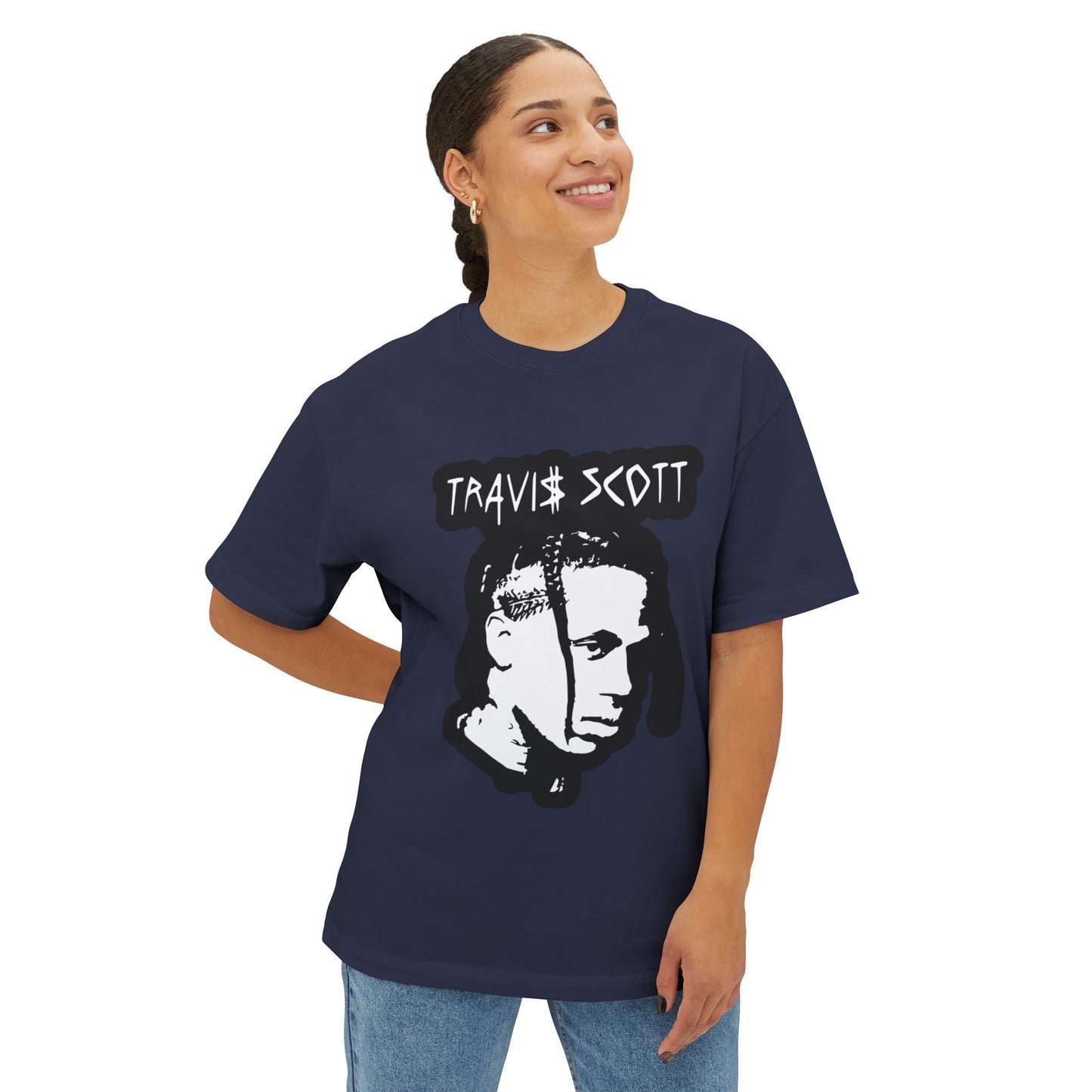 Neon Mirage Unisex Oversized Boxy Tee - snazzymerch