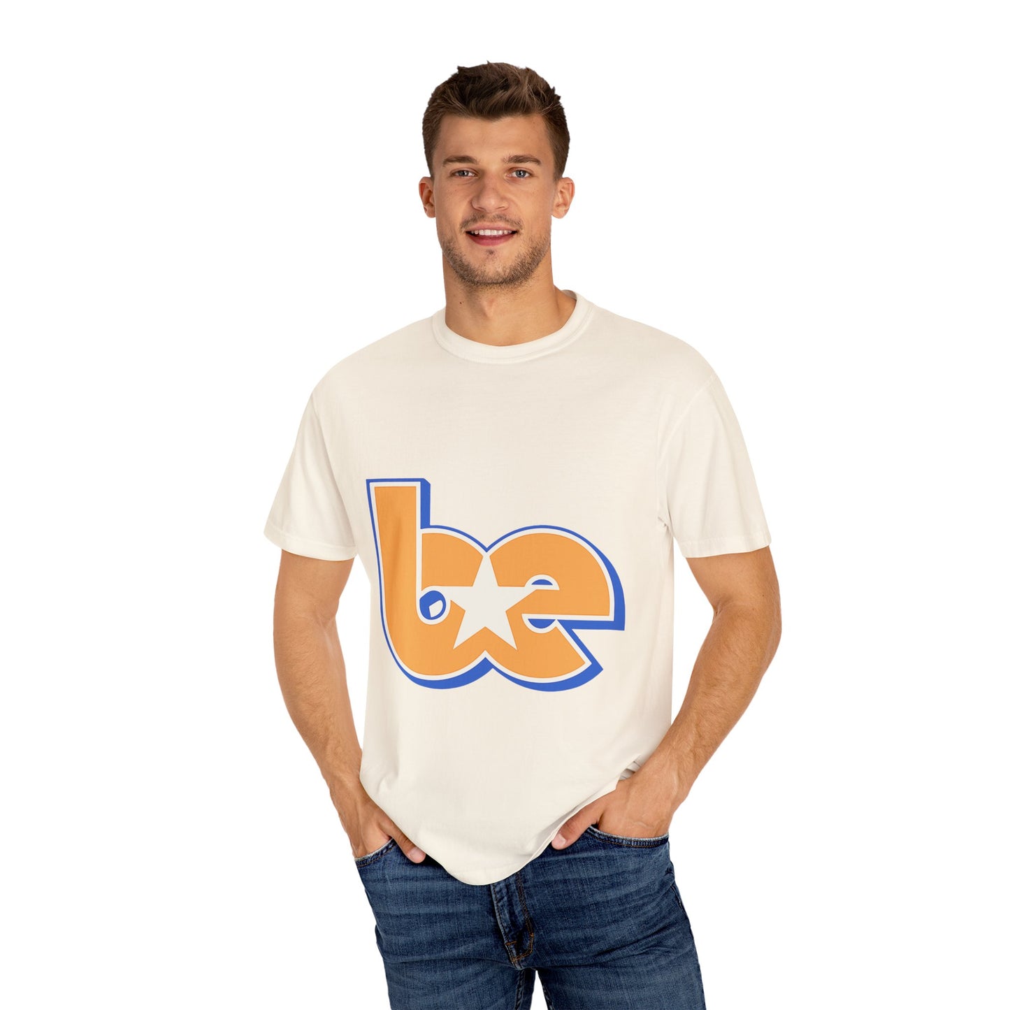 Billie Eilish Inspired Dyed T-shirt – BE Star Retro Edition Printify