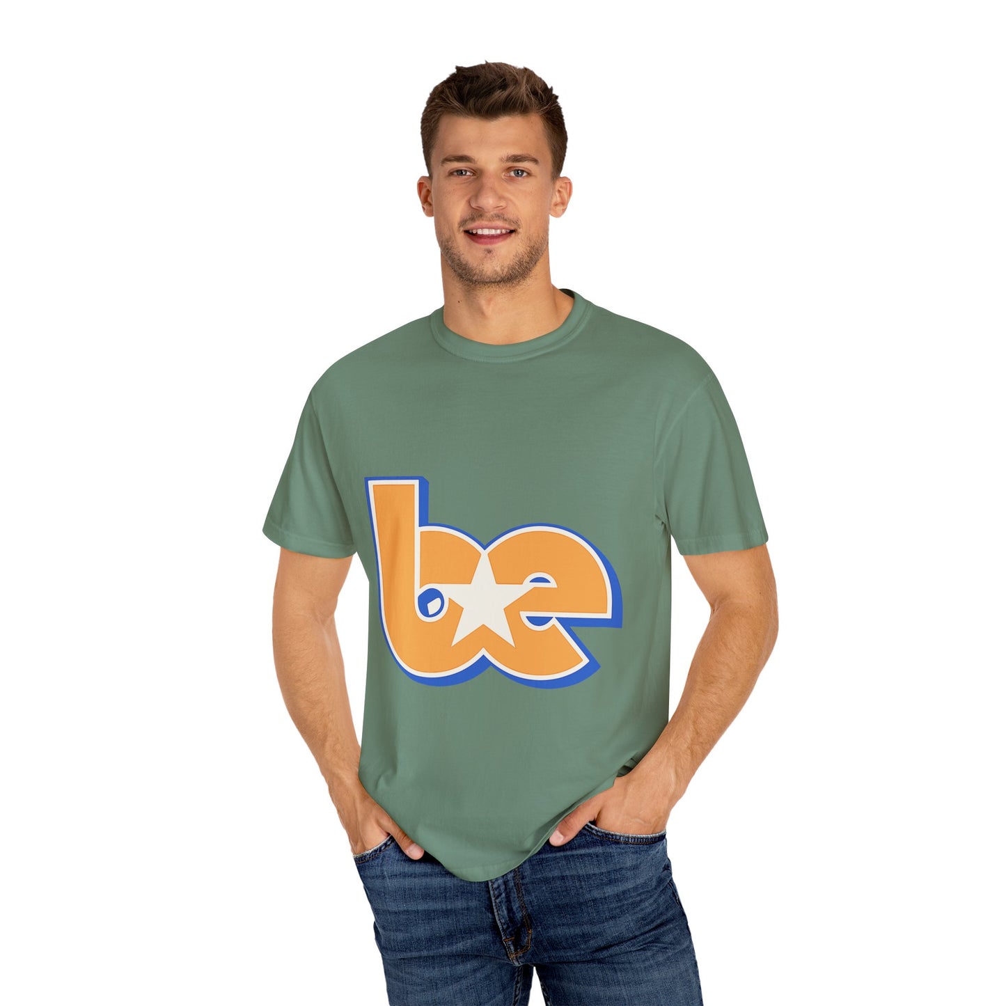 Billie Eilish Inspired Dyed T-shirt – BE Star Retro Edition Printify
