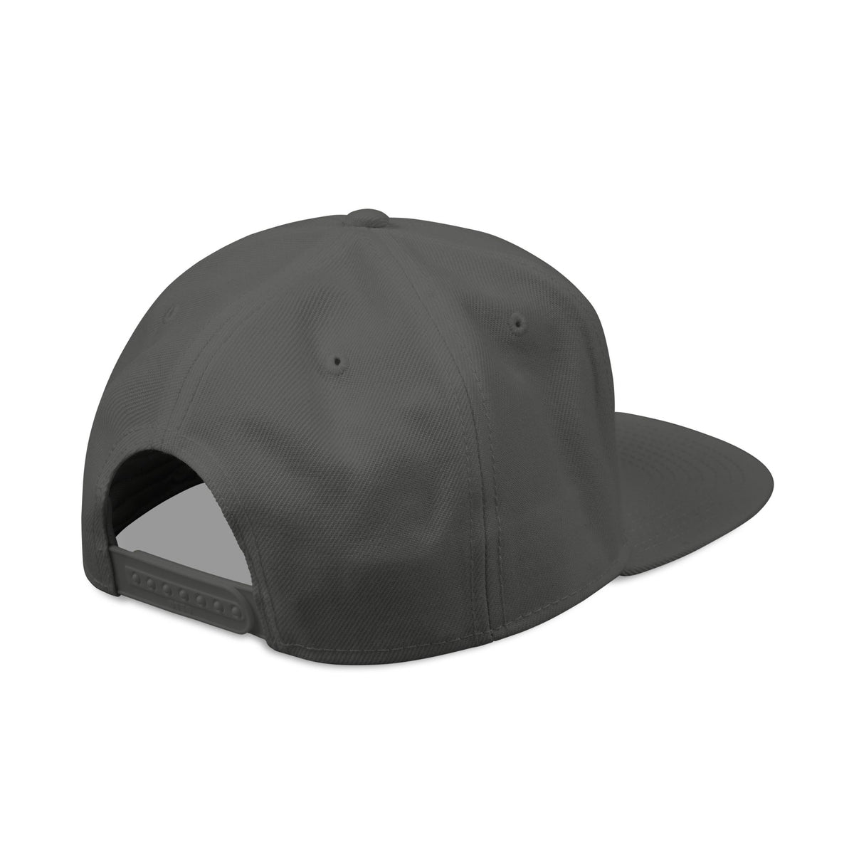 Orange Lightning Text Logo Snapback Cap Printify