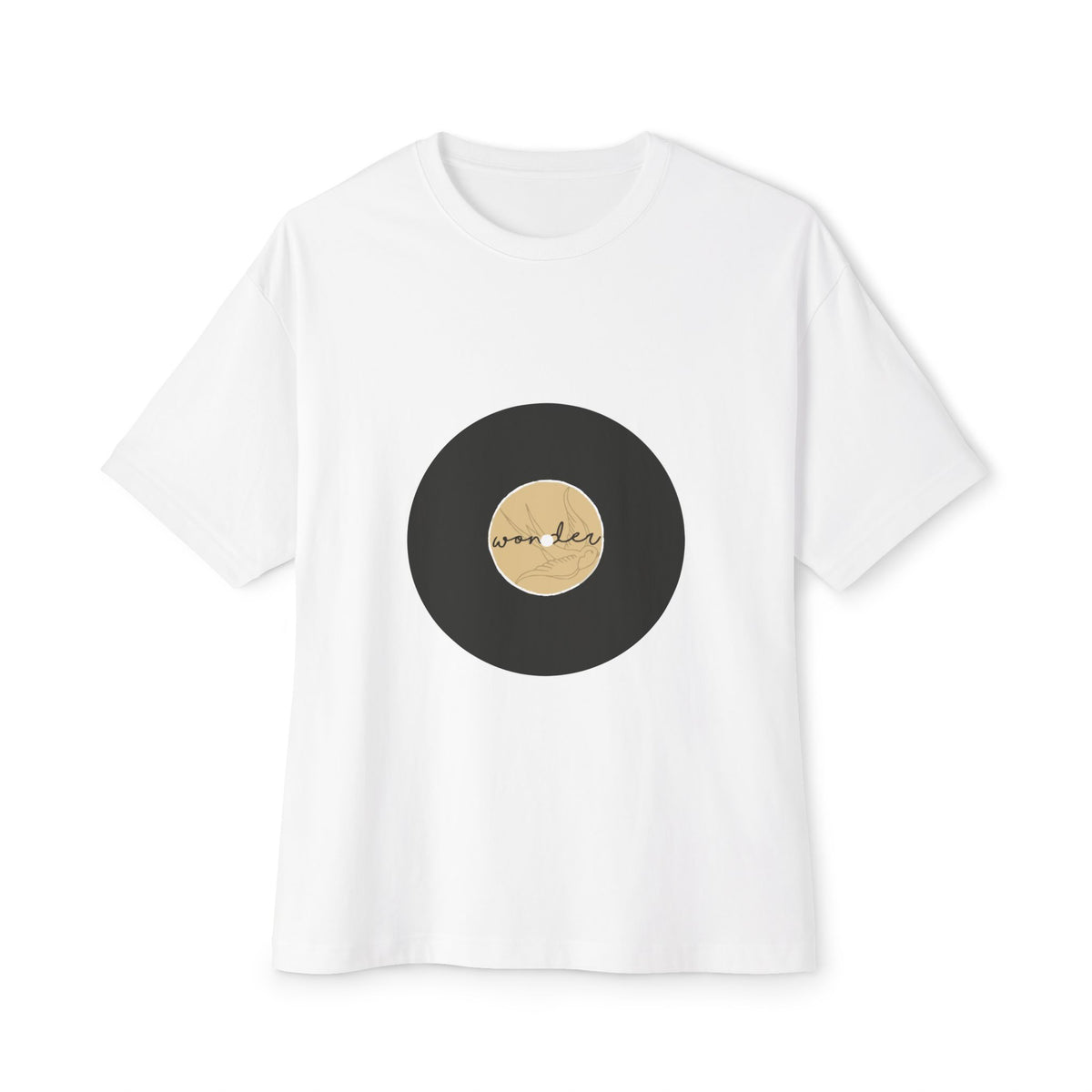 Wonder Spin Unisex Oversized Boxy Tee Printify